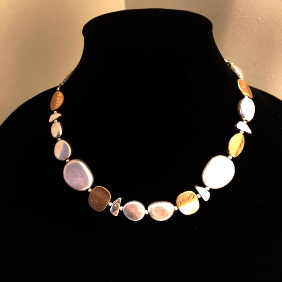Jewelry - Gold and Silver Pendant Necklace